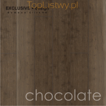 Podłoga bambusowa EXCLUSIVE*DESIGN Bamboo Click H10 chocolate