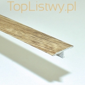Aluminiowy Teownik Drewnopodobny Dąb Biały 7P ASPRO dł:1,25m