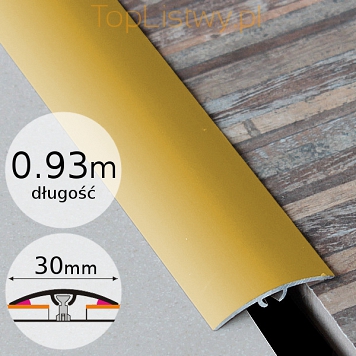 Listwa Progowa Aluminiowa BORCK - złoty kolor -anodowana