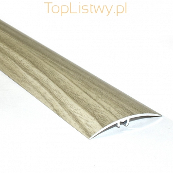Progowa listwa aluminiowa BORCK szeroka 50 mm dąb długość 180 cm dębowa