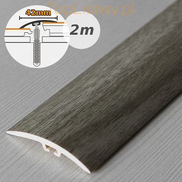 Listwa Progowa MYCK Dylatacyjna 42mm PVC dąb dł:2m