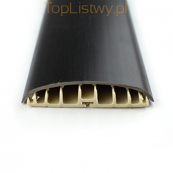 Listwa Maskująca Kable VOLTA 74mm PVC czarna W6 dł:1m
