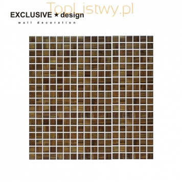 Mozaika bambusowa 14x14mm chocolate (tafla: 305x305mm)