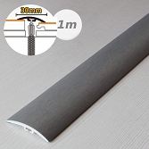 Listwa Progowa MYCK Dylatacyjna 30mm PVC srebro dł:1m