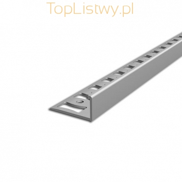 Listwa zakończeniowa ASPRO 8mm PVC biały L0 dł:2,5m