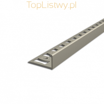 Listwa zakończeniowa ASPRO 10mm PVC kość słoniowa L1 dł:2,5m