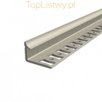 Listwa do płytek ASPRO wew. 8 mm PVC kość słoniowa L1 dł:2,5m