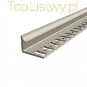 Listwa do płytek ASPRO wew. 10 mm PVC kość słoniowa L1 dł:2,5m