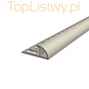 Listwa zewnętrzna ASPRO 8mm PVC kość słoniowa L1 dł:2,5m