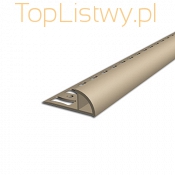 Listwa zewnętrzna ASPRO 8mm PVC beż L5 dł:2,5m