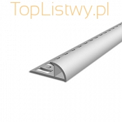 Listwa zewnętrzna ASPRO 10mm PVCL biały L0 dł:2,5m
