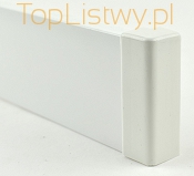 Narożnik zewnętrzny listwy polistyrenowej białej H:70mm